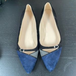 Nine West suede flats size 9